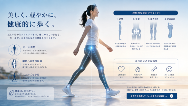 牛久市でO脚やX脚の足元重心バランスをAI測定するイメージ